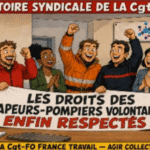 le syndicat Force Ouvrière de France Travail de part sa mobilisation a fait plier la DG France Travail pour que les droits de nos collègues engagés en tant que Pompiers Volontaires soient respectés